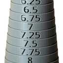 Bracelet Sizer Mandrel Round Quarter Sizes (Grey)