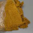 Beautiful Boho Rug with Tassels for Your Bathroom - Soft Half Circle 100% Cotton Mat Fits Perfectly Into Your Home - A Cute, Non-Slip and Absorbent Crochet Rug Ideal to Enhance Any Bath/Bedroom Decor