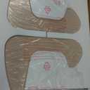 Coffee Tables Glass Small Farmhouse Coffee Table Mid-Century Modern Wood Center Table for Living Room, Original Transparent, 32 Inch