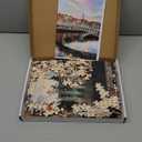 Dublin Ireland Ha Penny Bridge Sunset River Landscape Jigsaw Puzzle 1000 Pieces Puzzles for Adults (Multi 23)