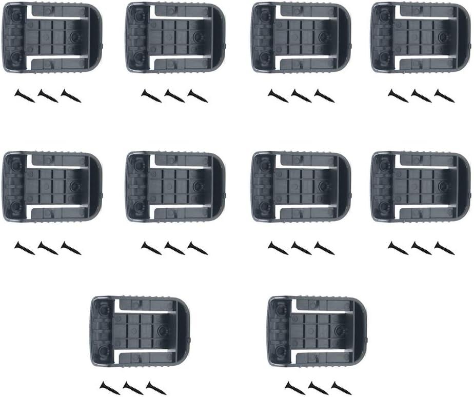 10Packs Battery Ready Dock/Mount Holder for Dewalt Battery Fit for 20V 60V (No Battery)