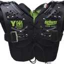 Schutt Y-Flex 4.0 Shoulder Pads, Football, Black, X-Large