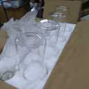 4-Light Bathroom Light Fixtures, Brushed Gold Modern Vanity Lights Over Mirror with Clear Glass Shade, Bathroom Wall Lamp for Mirror Kitchen Living Room Hallway Cabinet Porch Bedroom Reading room