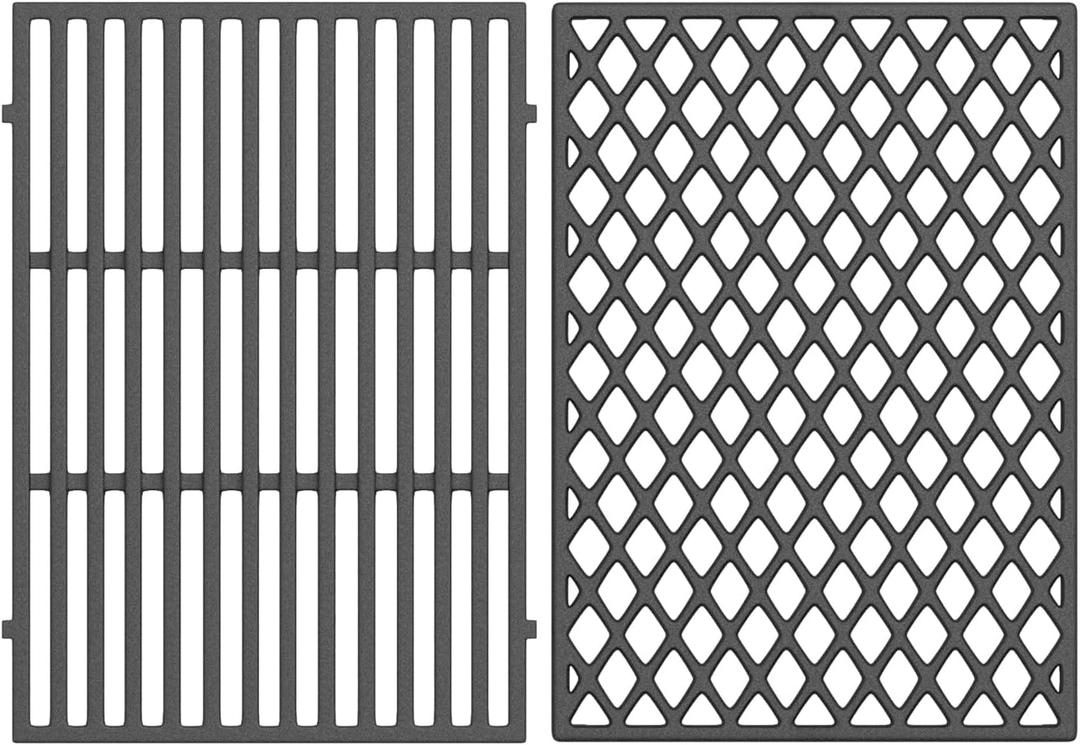 Cooking Grate Replacement Parts for Weber GS4 Genesis II 300 and Genesis II LX 300 Series Grill,18.75" Grill Grid for Weber Genesis II E/S 310 315 320 325 340,66095,Cast Iron,2 Pack