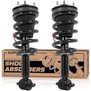 KUIPERAUTO Front Complete Struts Coil Spring Assembly 139112 Compatible with 2014-2018 Chevy Chevrolet Silverado 1500, Compatible with 2014-2018 GMC Sierra 1500 RWD Only Replacement Shock Absorbers