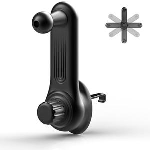 JCTRIWAY Car Vent Clip for Car Mount [Never Blocking] Universal Car Phone Holder Mount Vent Clip Replacement, 17mm Ball Joint Air Vent Clip for Car Fits Most Car Phone Holder and Wireless Car Charger