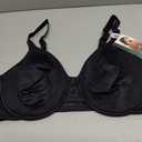 Vanity Fair Women's Beauty Back Smoothing Minimizer Bra, Minimizes Bust Line up to 1.5", Non Padded Cups up to H (Black, L)