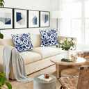 6 x Modern Decorative Boho Farmhouse Throw Pillow Covers 16x16 Inch Set of 2