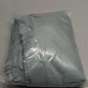 Oslimea Patio Cushion Covers Replacement Set of 4, Water Resistant Outdoor Cushion Slipcovers with Zipper Chair Seat Cushion Covers for Outdoor Furniture (24 x 20 Inch, 24 x 24 x 4 Inch, Bean Green)