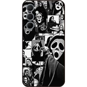 Compatible for Samsung Galaxy A35 Case, Fashion Cool Skull Skeleton Scary Face Pattern Phone Case, Soft TPU Silicone Protective Cover for Women Men Boys Girls for Samsung Galaxy A35