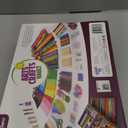 Dan&Darci Arts and Crafts Vault - Craft Supplies Kit in a Box - Gift for Kids Ages 4 5 6 7 8 9 10 11 & 12 Year Old Girls & Boys - Crafting Set Kits - Gift Ideas for Kid Art Activity Gifts