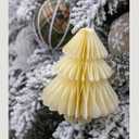 12PCS Rustic Christmas Ornaments Set, 8 Burlap Balls & 4 Paper Honeycomb Ornaments, 3.15" Farmhouse Vintage Holiday Tree Decorations