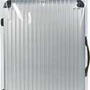 Explore Land Clear Luggage Cover Tough Protector Fits for 30 Inches Suitcase for Travel Airplane (PVC, XL)