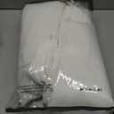 Pinch Pleated Linen Curtains 86 Inch Length 2 Panels Set for Living Room Rustic Farmhouse Beige White Viral Elegant Boho Neutral Semi Sheer Bedroom Curtain Light Filtering Privacy Thick Drapes