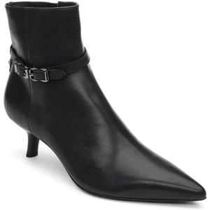 ASH womens Britney Women's Boot - Stylish Leather Ankle Boots (9.5-10, Black)