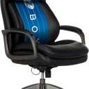 La-Z-Boy Nova Executive Office Chair, Patented AIR Ergonomic Support Technology, High-Back Premium Comfort & Support, Black Vegan PU Leather