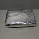 Reflective Bubble Insulation Sheet, Double Side Aluminum Foil Bubble Shield, Aluminum Foil Thermal Insulation Radiant Barrier for Windows, RV, Roof, Garage Door (23.6IN X 10FT)