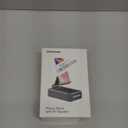 Cell Phone Stand with Wireless Bluetooth Speaker and Anti-Slip Base HD Surround Sound Perfect for Home and Outdoors with Bluetooth Speaker for Desk Compatible with iPhone/ipad/Samsung Galaxy (Black)