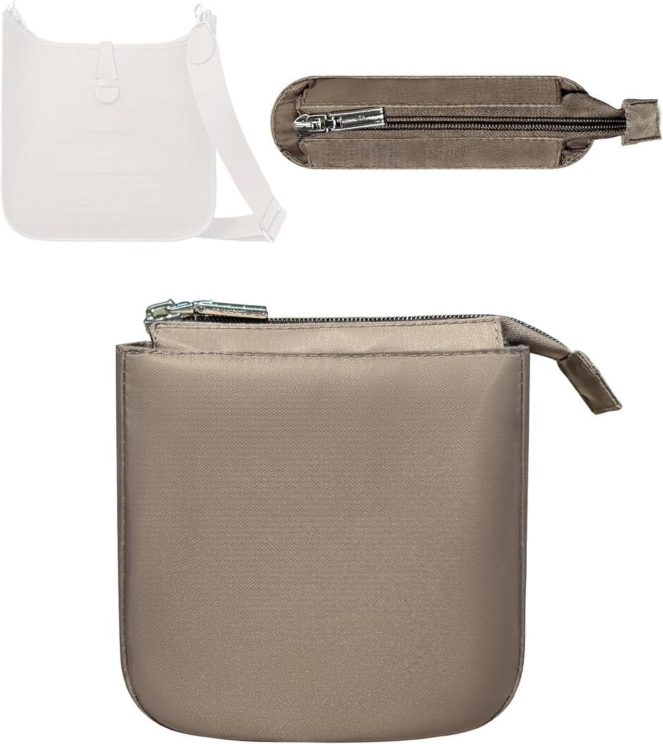 Purse Organizer Insert, Nylon Inside Bag for Hermes Evelyne 16/23/29 Durable Storage Bag In Bag Organizer Cosmetics Zipper Bag Organizer