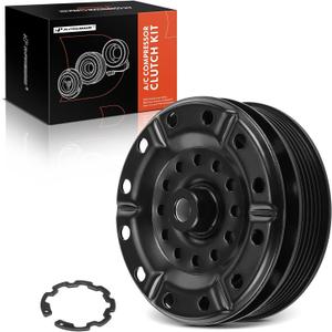 A-Premium Air Conditioner AC Compressor Pulley Compatible with Dodge Journey 2009-2020 2.4L, Avenger 2008-2011 2013-2014 & Chrysler 200 2011-2014 2.4L, Sebring 2007-2010 2.4L, with 6SEU16C Compressor