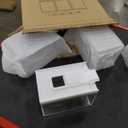 Wall Mounted Figurine Box, White 11 cm × 7 cm