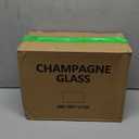 Elegant Champagne Glasses Set of 12, Long Stem Glass Champagne Flutes for Mimosa, Sparking Wine, Wedding, Party - 6 oz, Clear