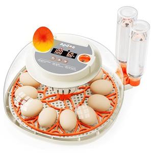 Egg Incubators for Hatching Eggs, Temperature and Humidity Control, Automatic Egg Turning, Egg Candler, External Water Bottle, Air Vent, for Chicken, Duck & Quail Eggs, 12 Eggs