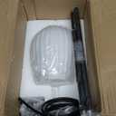 Milk Glass Pendant Lights Kitchen Island, 1-Light 5.8" Black Modern Pendant Light Fixtures with Rods, Mini Hanging Lighting for Kitchen Island Sink Bathroom Dining Room, E26 Base