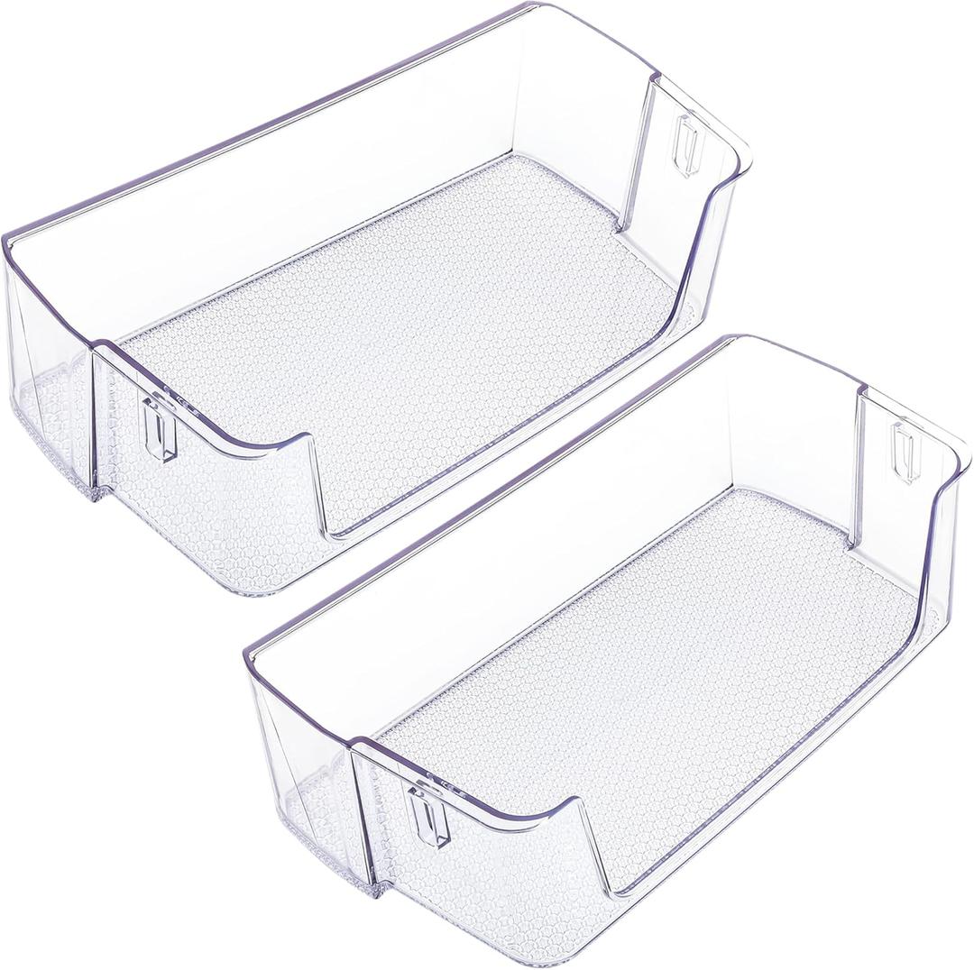 UPGRADED DA63-09775A, DA97-20984A Refrigerator Door Bin Compatible with samsung RF27T5201SG, RF27T5201SR, RF28T5001SR, RF28T5021SG, etc Refrigerator Door Shelf (Right Upper).