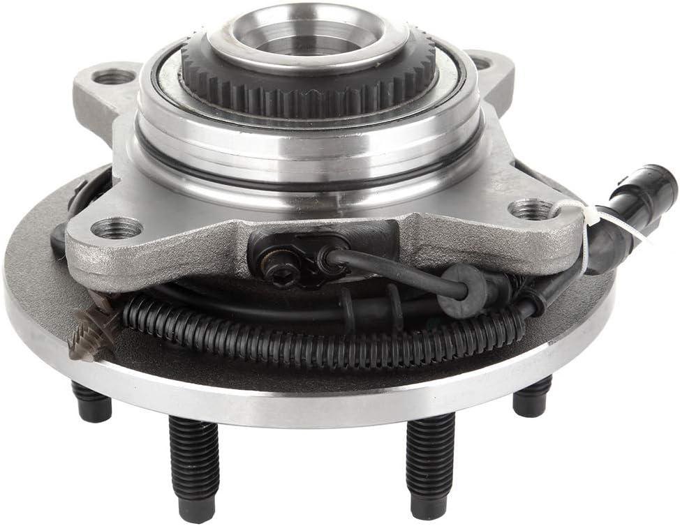 SCITOO Wheel Bearing and Hub Replaces 515046 Front fit for Ford F-150 2004-2005 Hub Bearing Assembly 4WD 6 Lugs W/ABS [1pc]