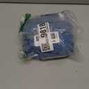 LAOLASI Womens Summer Chiffon Blouses 3/4 Sleeve V Neck Casual Loose Work Tops for Leggings 2025 Flowy Dressy Tshirts (Medium, Blue)