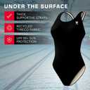 TYR Womens Tyreco Maxfit Swimsuit (Black, XL)