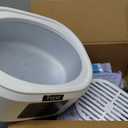 Paraffin Wax Machine for Hand and Feet，Touchscreen Paraffin Wax Warmer with 1.98lb Wax Moisturizing Paraffin Spa Wax Bath Kit, Large Capacity at Home for Smooth and Soft Skin（White）