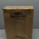 Clothes Rack - Double Rods Clothing Rack with Mesh Shelf, Hooks & Wheels, Metal Clothing Racks for Hanging Clothes & Bags, Multifunctional Garment Rack for Laundry, Black, 28.7" x 16.5" x 59.1"