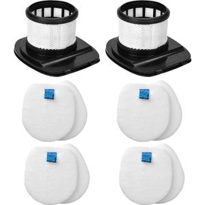 IX140 IX141 IX142 Filters, Lichelete IX141 Filters for Shark Rocket Pet Pro IZ140 IZ140C IZ141C IZ142 UZ145 Stick Vacuums, Part 616FJ140 and 617FJ140, 2 Pack Filter, 4 Pack Foam and Flet Filter Kit