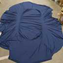 Mattress Protector Navy Blue Color, Size 108"x82"