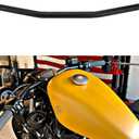Motorcycle Drag Bars Handlebars 25mm 1" Universal For Bobber Cafe Racer Sportster Cruiser XL 883 1200 Custom Chopper Softail Dyna Street Bob Black (1" 25mm)