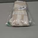 Tegeme Brown and White Ruffle Table Runner 100% Cotton Table Runner for Home Dinner Birthday Party Decoration Baby Shower Dining Room Kitchen Decor (13"x72",Wide Stripes)