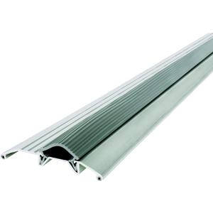 M-D Building Products 08102 3-3/4 in. x 3/4 in. x 36 in. Silver Aluminum and Vinyl Heavy-Duty Low-Profile Threshold