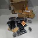 goldenwarm 12 Pack Interior and Exterior Door Hinges, Matte Black Door Hinges 4 inch x 4 inch with 5/8" Radius Corners