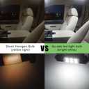 Tacoma Interior LED Lights Kit, 10pcs Super Bright White LED Replacement Bulbs with Install Tool for Toyota Tacoma 2005-2022