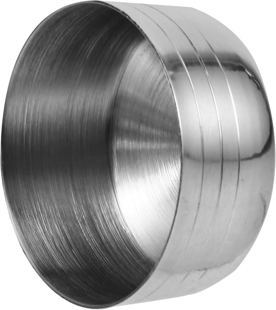 Luxshiny Stainless Steel Cocktail Shaker Lid Splash-Proof Replacement Cover for Shaker Cup Accessories Universal 1.65In Bar Tool for Home and Professional Use