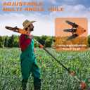 Electric Pole Saw for Tree Trimming 8-Inch Corded Telescoping Power Pole Saw Adjustable Head Pole Chainsaw for Tree Trimming Courtyard Household