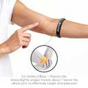 Silicone Elbow Support Band  Elastic Slip-On Elbow Brace for Tennis Elbow, Tendonitis & Sports Injury Relief  Non-Adjustable, Comfortable Compression Strap (2 Pack)