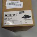 ONCAI Women's Orthotic Cushion Flip Flops Recovery Walking Sandals for Women with Arch Support Summer Comfortable Slip On Flip Flops for Woman's Size 7, Black