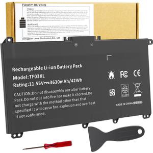 TF03XL 920070-855 920046-421 Battery for HP Pavilion 15-CC 15-CD 15-CK 17-AR 14-BF 14-BF040WM 14-BK000 421 541 855 15-CC1XX 15-CD0XX 15-CC561ST 15-CC184CL 15-CD075NR 14-CD0056TX HSTNN-UB7J