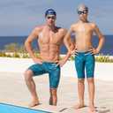 Arena Boys' Junior Racing Jammer Powerskin St Next Knee Length Tech Suit Competitive Swimsuit, 10-11