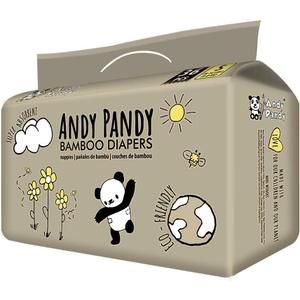 Andy Pandy Bamboo Disposable Diapers Small, 8-16 lbs (3-8 kg), 36 count, Pack of 3