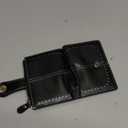 Small Wallet for Women Bifold Credit Card Holder RFID Blocking with Zipper Pocket (A06 Black)