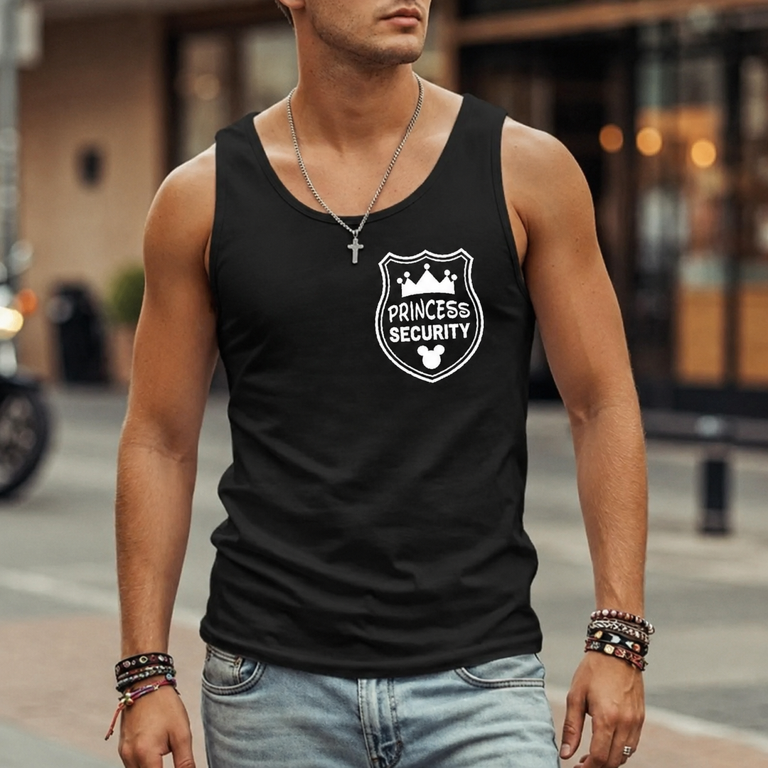 Flafens Tank Tops Men - Sleeveless Shirts for Men Graphic Cotton Mens Tank Tops Summer Fashion Casual Loose Fit Tanktop, Size Large